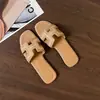 En Stock~ Sandalias de Verano para Playa al Aire Libre para Mujer, Estilo H, Slip-On, Modelo Nuevo 2026, Suela Suave, Antideslizantes, Planas