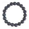 Pulsera de Roca Volcánica de Suministro Transfronterizo Pulsera Retro Simple Pulsera de Piedra Volcánica de 8 mm Venta al por Mayor Joyería Versátil Hecha a Mano