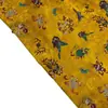 Danza de Mariposas Seda Sombra Hilo de Nube Fragante Tela Estampada Floral Estilo Chino Vestido Cheongsam para Personas de Mediana Edad y Mayores Ropa Estampado