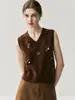 Cárdigan de Cachemira Jacquard Mariposa Estéreo para Mujer, Chaleco sin Mangas de Moda para Otoño e Invierno, Traje Elegante y que Rejuvenece