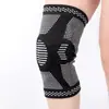 Rodilleras Deportivas de Silicona Tejidas para Exteriores Baloncesto Protectoras de Menisco Mangas para Piernas Correr Fitness Rodilleras para Sentadillas