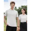 Camisa polo de manga curta tipo algodão piquet, novo modelo de verão, respirável e de secagem rápida, estilo unissex, suporta impressão e bordado