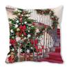 Feliz Navidad Feliz Navidad terciopelo piel de durazno encriptado decoración para el hogar cojín de sofá almohada ZT402