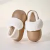 Pantuflas de liberación rápida en stock, Nuevas pantuflas de algodón para hombre, Impermeables, Suela de algodón extraíble, Pantuflas de invierno para mujer, Desmontables para uso invernal