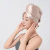 Gorro de secado para el pelo de cola de golondrina al por mayor, turbante suave de forro polar de coral, engrosado y absorbente, gorro de baño para mujer adulta, gorro de ducha de secado rápido y absorbente