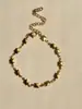 Dazan Atacado Em Estoque Moda Europeia e Americana Transfronteiriça Estilo Retro Ins Conjunto de Colar e Pulseira de Aço de Titânio com Elo Quadrado