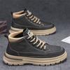 Otoño 2024 Nuevos Tenis Deportivos de Caña Alta para Hombre Aumentados de Suela Gruesa Casual Combinables Herramienta para Exteriores Retro Zapatos de Moda