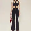 Pantalones de Yoga Europeos y Americanos Transfronterizos de Amazon para Mujer de Cintura Alta Pierna Ancha Pierna Estrecha Largos Deportivos Micro Campana Pantalones de Pierna Ancha