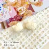 Super lindo cabeza de gatito de resina hámster flor pulsera collar cuentas diy cuentas sueltas accesorios de joyería material