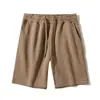 Pantalones Cortos de Algodón Finos, Pantalones Cortos Versátiles Casuales Paul Sports para Hombre, Pantalones de Cinco Puntos Rectos Sueltos de Algodón Puro de Verano con Bordado