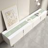 Alfombrilla de Mesa para Mueble de TV de PVC Moderno y Sencillo Tela Impermeable Estilo Ins Rectangular Sala de Estar Alfombrilla Larga para Mesa Cubierta de Tela para Zapatero