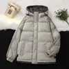 Nueva Chaqueta de Plumón con Capucha para Hombre 2026, Cálida y Engrosada con Forro Polar, Estilo Hong Kong