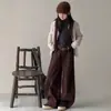Jeans Retro de Tiro Alto de Pierna Ancha para Mujer 2026 Otoño Nuevo Estilo Pantalones Banana Curvos Sueltos Adelgazantes