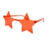 Gafas de Sol Estrellas Finas de Cinco Estrellas Montura Color Océano Sin Marco Personalizadas Coloridas Gafas de Sol para Baile Color Caramelo Espejo de Una Pieza