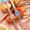 Productos de fábrica Reloj de Cuarzo Malla Oro Rosa Tendencia Moda SYNOKE Reloj Elegante Nicho Lujo Ligero para Mujer