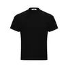 Zx055 Camiseta Masculina Verão Estilo Americano High Street Cor Sólida Design Retrô Desconstruído Gola Redonda Slim Fit Manga Curta