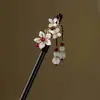 Horquilla Antigua de Imitación de Sándalo de Alta Calidad Broche Elegante para el Cabello Borla de Madera Accesorios para el Cabello Paso a Paso Hanfu Cheongsam
