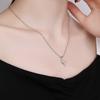 Collar de rayo de moda con microincrustaciones para mujer 2022, nueva moda, temperamento, cadena de clavícula que combina con todo, diseño pequeño y fresco, cadena para el cuello con sentido del sentido