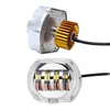 Fabricante Motocicleta Vehículo Eléctrico Faro LED de 4 Perlas Ojo de Ángel Ojo de Diablo Luz Doble Foco Faro de Coche Modificado