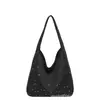 Bolsa de Ombro Única Estilosa de Grande Capacidade para o Dia a Dia 2026 Novo Estilo Coreano Bolsa Tote Feminina Simples Versátil Bolsa de Braço