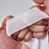 Banda elástica, banda elástica tejida en blanco y negro, banda elástica ancha tejida a crochet para cinturas, accesorios de prendas de vestir, directo de fábrica