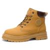 Botas Ruibarbo Otoño e Invierno 2024 para Hombre Botas Cortas de Caña Alta Tipo Militar Impermeables Antideslizantes para Montañismo Talla Grande