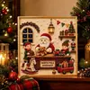 Conjunto de Pintura com Pedras de Natal Transfronteiriço com Pérolas para Decoração de Cena Doméstica Conjunto Artesanal DIY de Pintura com Pérolas