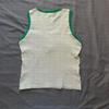 Chaleco de mujer de nueva moda de comercio exterior con estampado de letras bordadas, top vintage punk ajustado