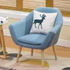 Conjunto de Mesa e Cadeiras para Varanda de Três Peças Moderno Simples Uma Mesa Duas Cadeiras Conjunto Combinado de Sofá Pequeno Banqueta Casual Celebridade da Internet
