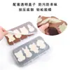 Molde de Paleta de Muñeco de Nieve de Dibujos Animados de 4 Enlaces, Molde de Silicona de Fácil Liberación para Paletas Caseras, Charola para Cubitos de Hielo con Tapa, Molde para Palitos de Queso