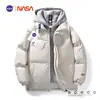 Chaqueta de invierno de algodón para hombre NASA Jinjiang, marca de moda para adolescentes y estudiantes, abrigo de algodón de dos piezas falso, grueso y holgado, moderno