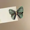 ¡El mago de Oz! ¡Pinza para el pelo de mariposa bordada! Tonos sencillos, pasador lateral romántico, pinza de cocodrilo, pasador de viaje lateral