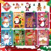 Pegatinas creativas de Navidad pegatinas decoración navideña decoración de cuenta de mano pegatinas para niños pegatinas al por mayor pegatinas