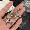 Estrella Elegante Cuatro Hombres Estrella Cintura Ajuste Artefacto Hebilla de Cintura Ajustable Jeans de Moda Botón de Cintura Fija
