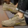 Sapatos de trabalho masculinos para primavera e outono, sapatos de malha leves, sapatos esportivos respiráveis, sapatos casuais versáteis e confortáveis para homens, sapatos de trabalho