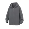 Cárdigan de Punto con Capucha de Moda para Hombre 2026 Primavera Nuevo Simple Casual de Punto con Cremallera Chaqueta Moderna