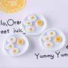 Juguete de Comida de Simulación Accesorios de Resina DIY Plato de Tostadas Plato de Plátano Imán Creativo para Refrigerador Hebilla de Zapato Materiales Hechos a Mano