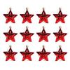 Boda Día de San Valentín Fiesta 7Cm12Pzs Bandera Nacional Estrella Barra Estrella de Cinco Puntas Bola de Navidad Día de la Independencia Bola Colgante