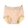 [Venta al por Mayor de Fábrica] Calzones de Algodón Puro de Cintura Alta para Mujer con Borde de Encaje, Algodón Transpirable con Control de Abdomen, Talla Grande