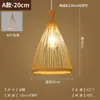 Luminária de bambu pendente chinesa feita à mão Restaurante do Sudeste Asiático Casa de Chá lampada de bambu tatami Pousada lampada de fazenda bed & breakfast