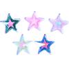 Serie de brillo estrella estrella de cinco puntas diy funda de crema para teléfono marco de fotos caja para audífonos accesorios resina accesorios de joyería