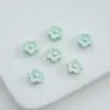 Accesorios de Cuentas de Flor Fantasía Ab Color Macarrón Acrílico de 8 mm Accesorios Florales para el Cabello DIY Cadena para Teléfono Móvil Collar Accesorios de Cuentas
