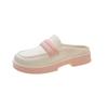 Novos chinelos de sola grossa femininos atacado transfronteiriço super macio antiderrapante feminino online mocassins vermelhos moda mocassins de aumento de altura para mulheres