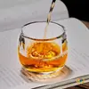 [Juego de 6] Vasos Transparentes Resistentes al Calor, Vasos de Vidrio Gruesos de Estilo Chino de Moda para el Hogar, Conservación de la Salud, Vasos para Vino, Vasos para Té