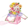 Mariposa de Colores 3D Caja Creativa Pop-Up 3D Tarjeta de Felicitación Día de San Valentín Día de la Madre Día del Maestro Cumpleaños Deseo