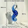 Adornos de Caballito de Mar de Vidrio Hechos a Mano, Animales Marinos de Vidrio, Decoraciones para Acuario de Escritorio de Caballito de Mar, Adornos de Vidrio
