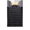 Chaleco Ligero de Plumas para Hombre con Bloqueo de Temperatura, a Prueba de Frío, Impermeable y Cálido, Estilo Business Casual, Cuello Redondo, con Relleno de Plumas