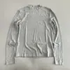 Estilo macio e casual, gola semi-alta, manga longa, nova camiseta respirável de outono para mulheres, blusa base versátil que afina a silhueta, top liso