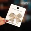 Broche de Lazo Estilo Coreano Aleación de Alta Gama Diamante Hueco Broche Accesorios Versátiles para Ropa Hebilla Fija