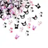 Joyería para arte de uñas de dibujos animados Kulomi Jade Perro Canela Zorro pequeño Oso Kitty Gato Calcomanía para uñas DIY Decoración de resina al por mayor